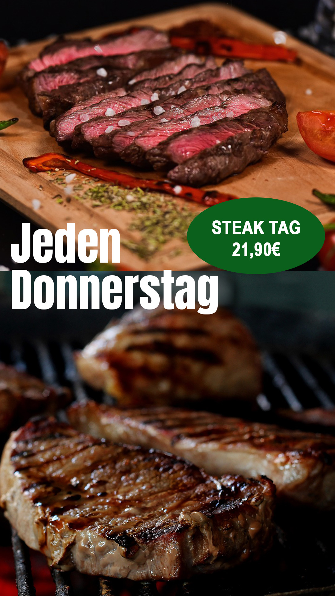Donnerstag-Steaktag